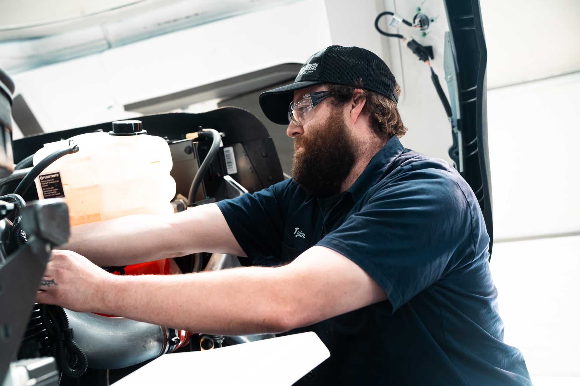 Vacuum truck in service for preventive maintenance article